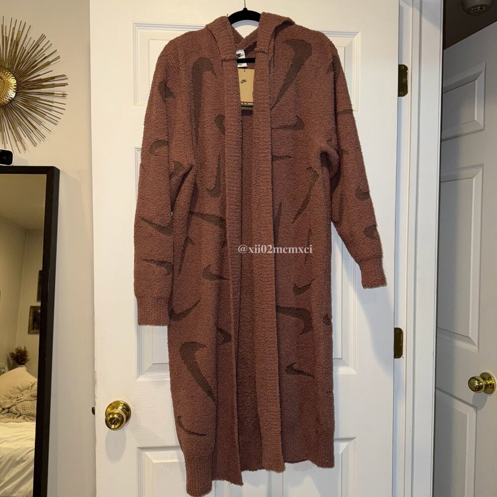 NIKE SPORTSWEAR PHOENIX COZY BOUCLE CARDIGAN SIZE S